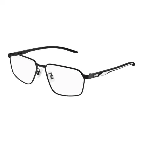PUMA Rectangular Eyeglass Frames Men's Black