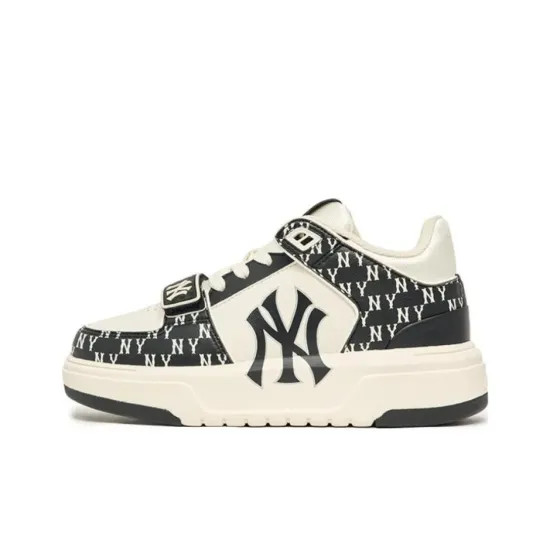 MLB Chunky Liner Skateboard Shoes Unisex Mid-Top Black