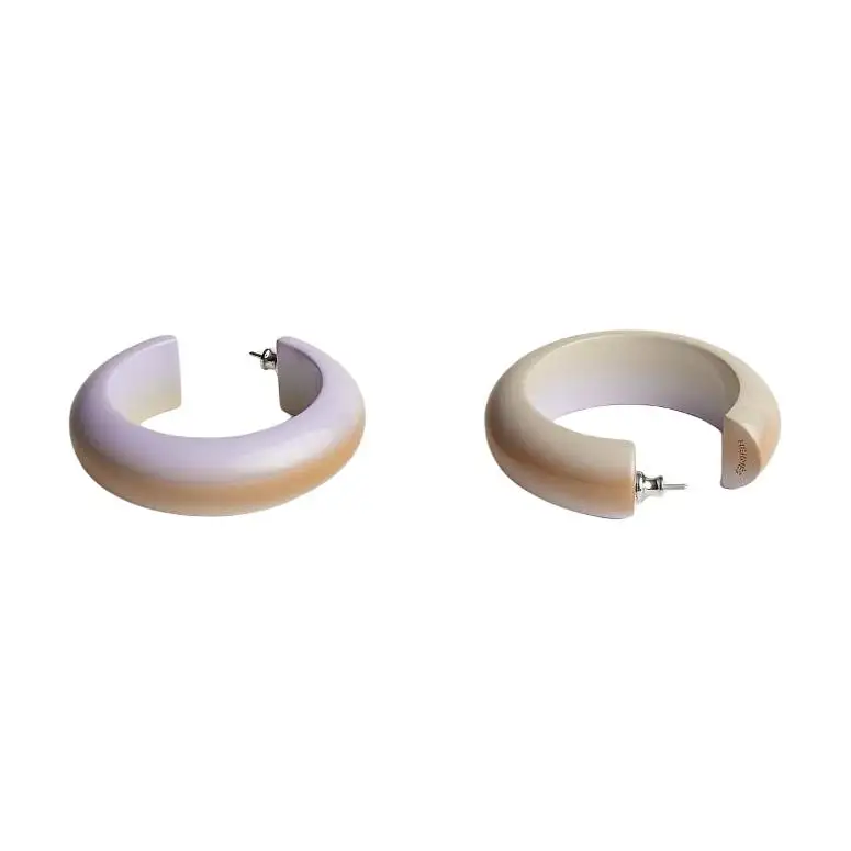 HERMES - Earrings Women's Brown