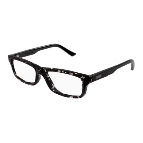 PUMA Rectangular Eyeglass Frames Unisex Black
