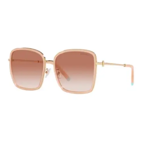 TIFFANY & CO. Square Sunglasses Women's Gold