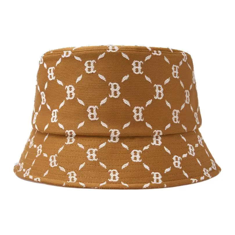 MLB Polyester, Cotton Bucket Hats Unisex Earth Yellow