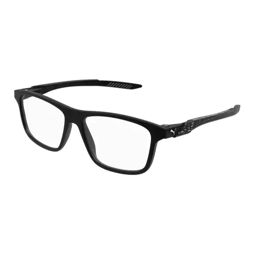 PUMA Square Eyeglass Frames Men's Black