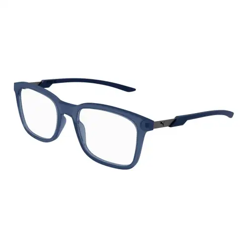 PUMA Acetate Square Eyeglass Frames Men's Blue