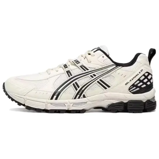 Asics Gel-Kahana 8 Running Shoes Men Low-Top Ecru Black