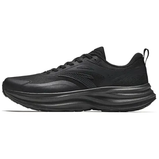 ANTA Light Cloud Running Shoes Men Low-Top Black