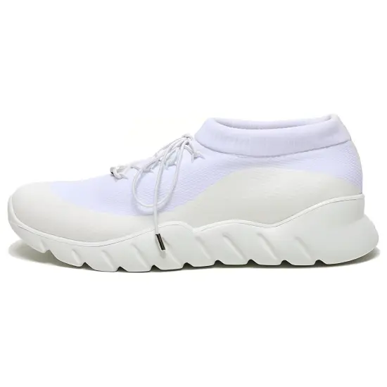 FENDI Breathable Low Top Casual Shoes Men's White