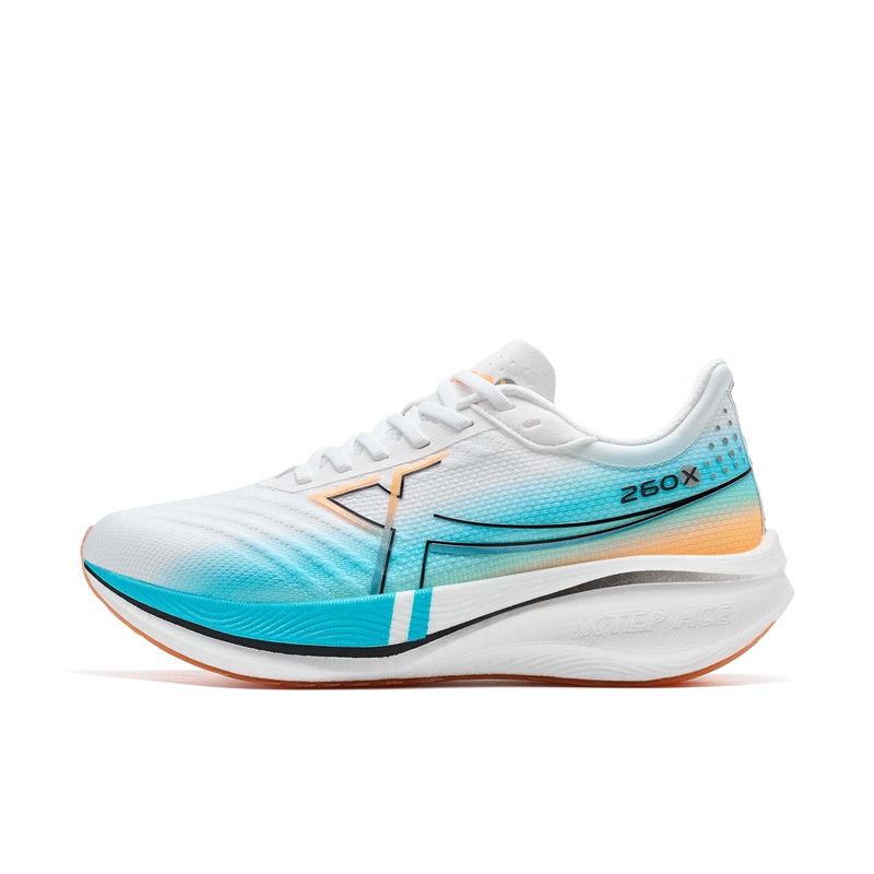 XTEP 260X 1.0 Cushioning Abrasion Resistant Breathable Support Rebound Low top Running Shoes Women's Le Mans Colorway