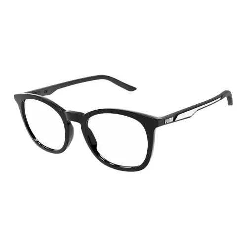 PUMA Square Eyeglass Frames Men's Black