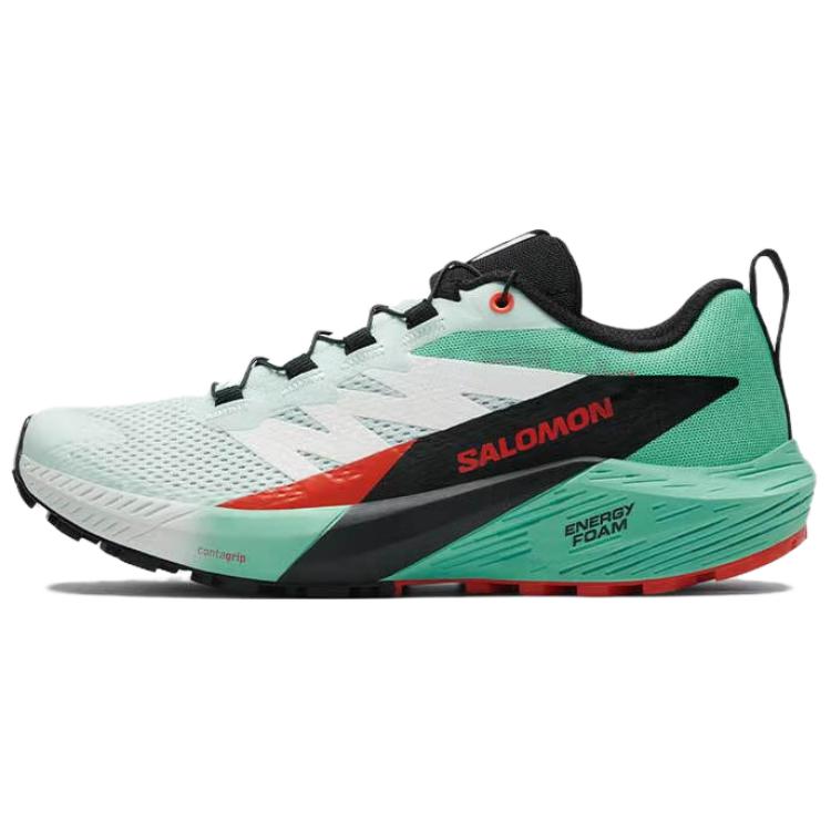SALOMON Sense Ride 5 Trail Running Shoes Women’s Gulf Green
