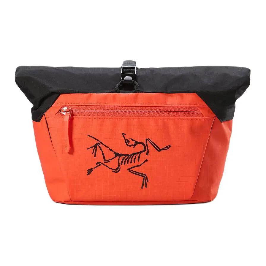 Arc'teryx 5.2L Outdoor Bags Nylon Orange & Black Unisex