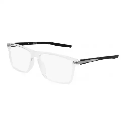 PUMA Acetate Rectangular Eyeglass Frames Men's White