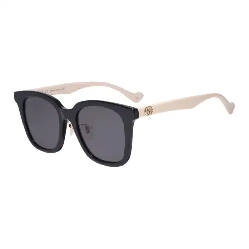 GUCCI Square Sunglasses Women's Black