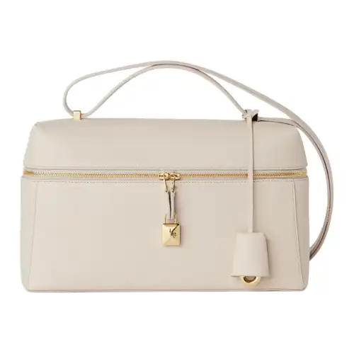 Loro Piana Extra Bag Calfskin Handbag Women's Light Lime Color