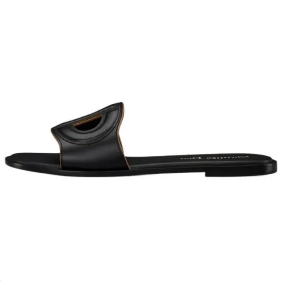 DIOR D-Club Slide Slippers Women's Black
