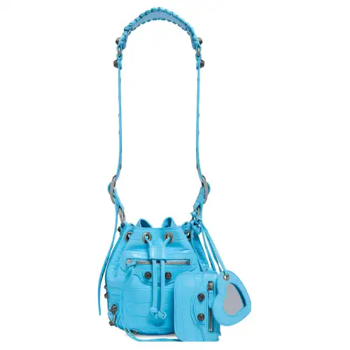 Balenciaga Le Cagole Xs Embossed Bucket Bag