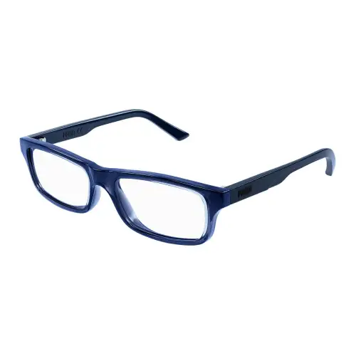 PUMA Rectangular Eyeglass Frames Kids' Blue