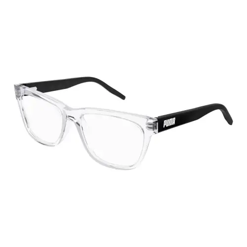PUMA Acetate Rectangular Eyeglass Frames Kids' Transparent