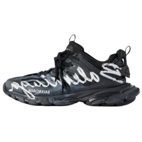 Balenciaga Track Signature Lace-Up Sneakers