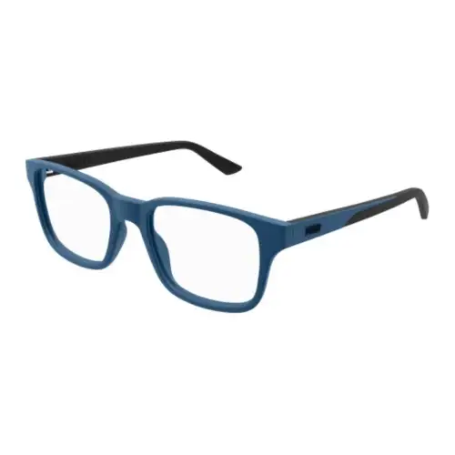 PUMA Injection Molded Square Eyeglass Frames Men's Blue