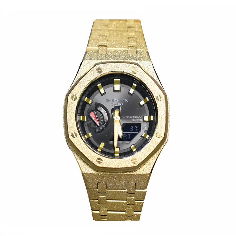 CASIO Men Liquid Crystal/Analog Dual Display Series 44mm Black Watch
