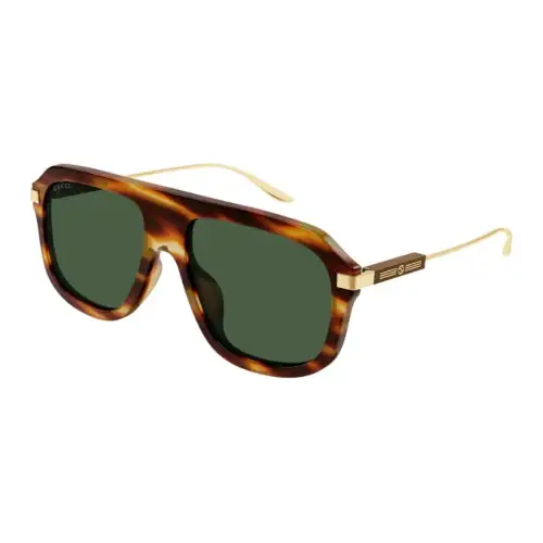 GUCCI Square Sunglasses Men's Brown