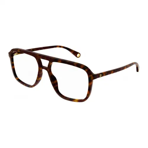 GUCCI Aviator Eyeglass Frames Women's Tortoiseshell