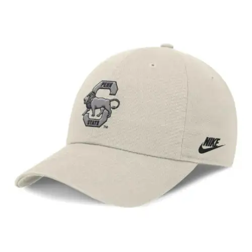 Nike Penn State Nittany Lions Traditional Club Logo Cotton Cap Men's Beige