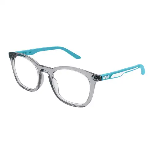 PUMA Injection Molded Square Eyeglass Frames Kids' Gray