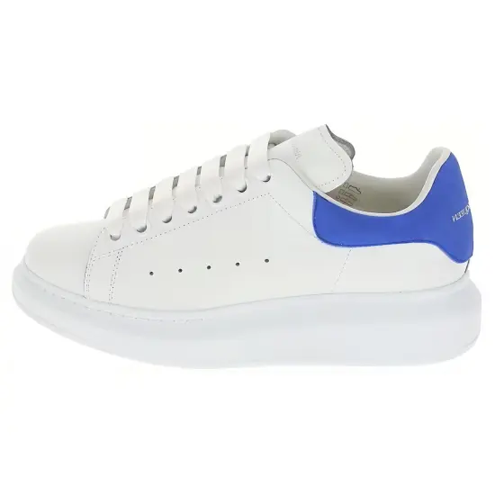 Alexander McQueen Oversized White Electric Blue Women's