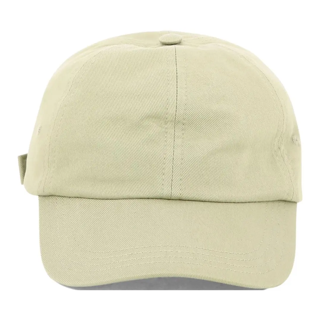 Burberry Brand Logo Cotton Fabric Baseball Caps Women's Green