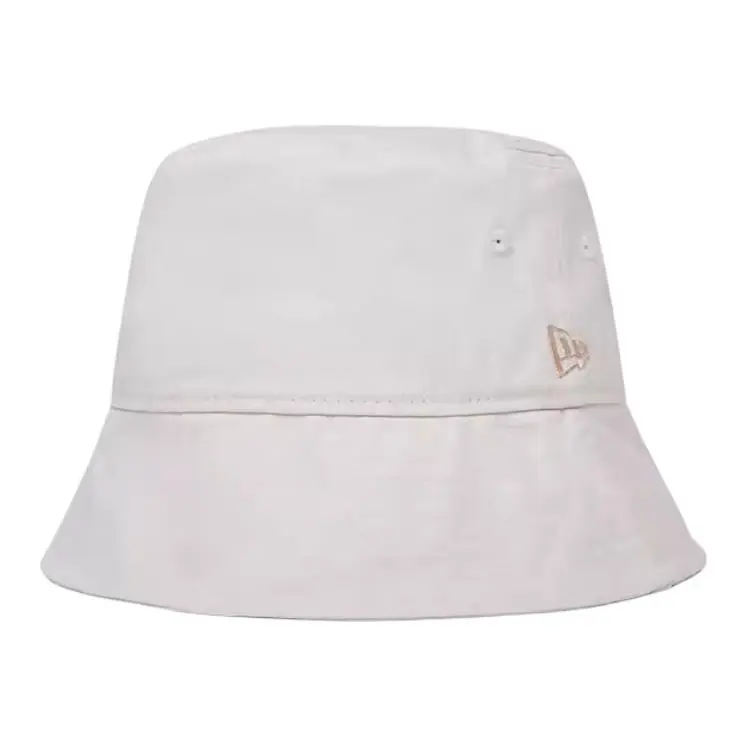 New Era Cotton Bucket Hats Unisex Gray White