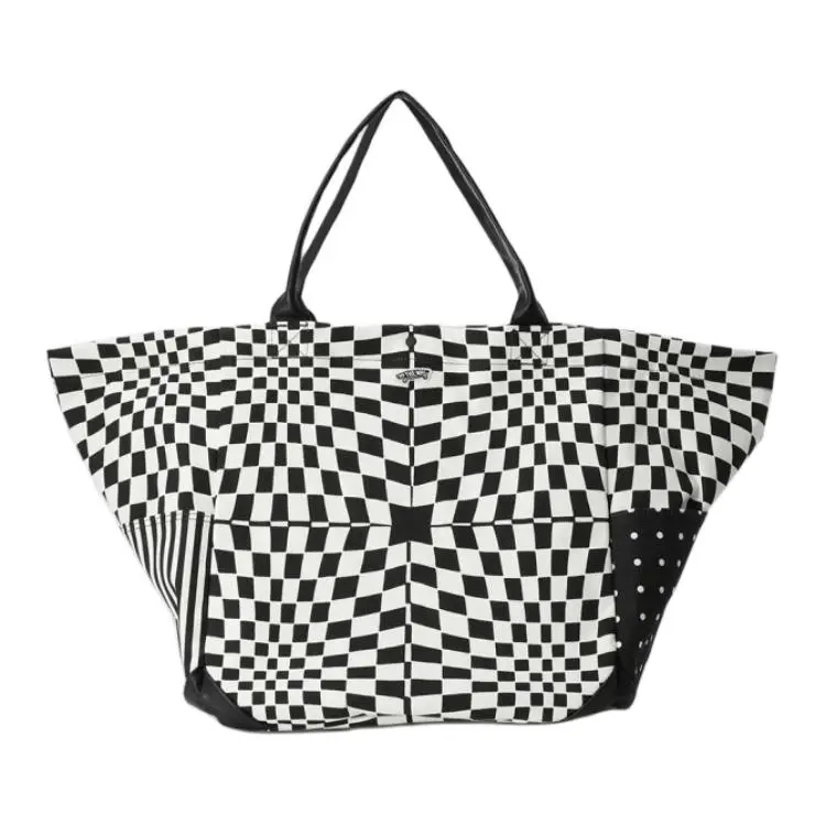 Vans Cotton Canvas Tote Bag, Shopping Bag, Handbag, Shoulder Bag Women's Black