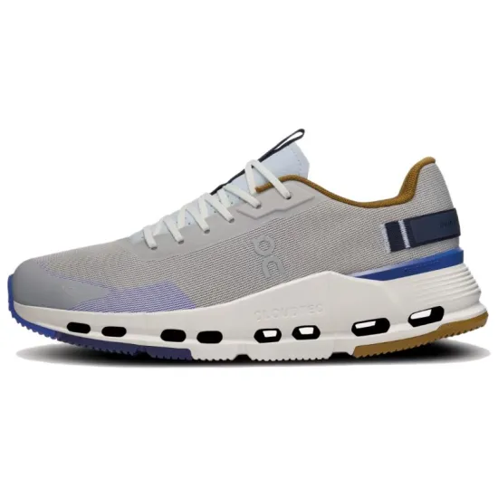 On Cloudnova Form Slip Resistant, Abrasion Resistant, Breathable Low Top Casual Shoes Women's Gray White