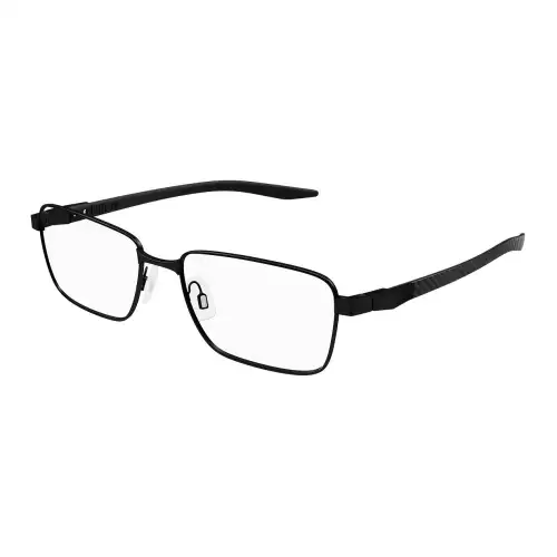 PUMA Metal Rectangular Eyeglass Frames Men's Black