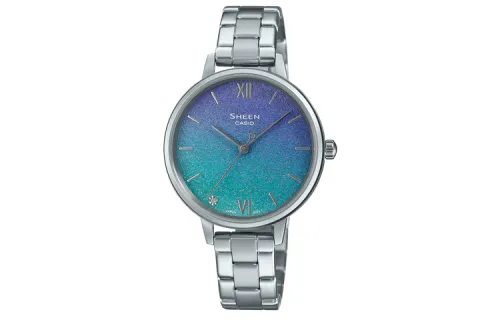 CASIO Women's SHEEN Blue Watch SHE-4548D-2A