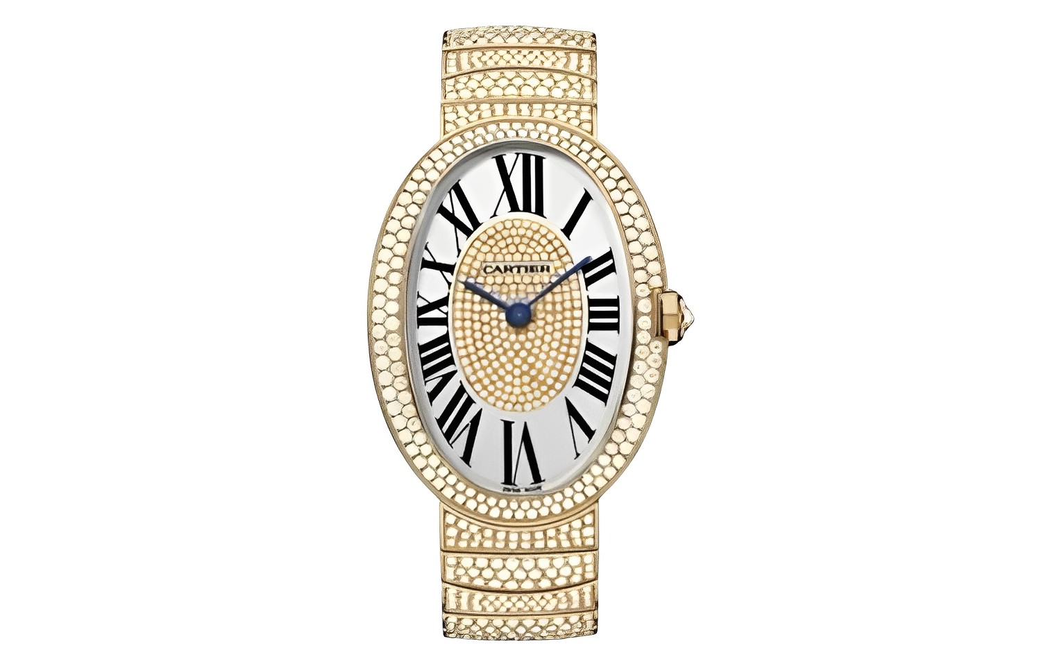 CARTIER Bathtub Collection Manual Mechanical Movement 30m Waterproof Women's Watch White Dial