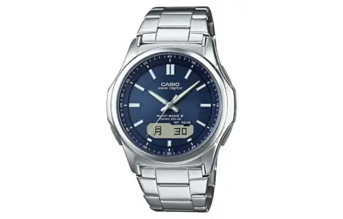 CASIO Men 42.1mm Blue Watch WVA-M630D-2AJF