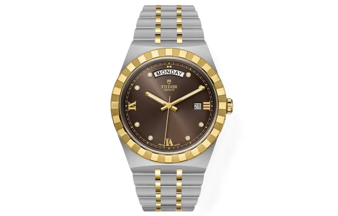 TUDOR Royal Collection Automatic Mechanical Movement 100m Waterproof Women's Watch 41mm Coffee Watch Dial