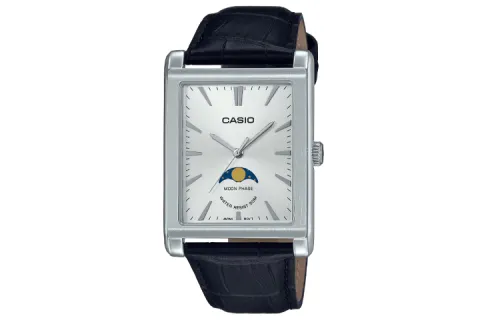 CASIO STANDARD ['50', 149262]m Waterproof Quartz Movement Genuine Leather Strap Watch Men's Watches