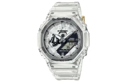CASIO Men Liquid Crystal/Analog Dual Display Series White Watch GA-2140RX-7AJR