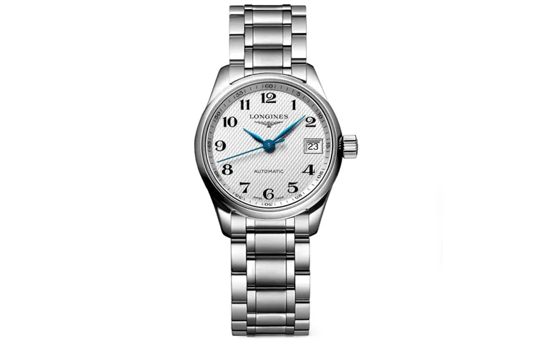 LONGINES Master Collection Automatic Mechanical Movement Women's Watch 25.5mm Silver Dial