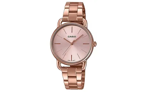 CASIO Women's Standard Series Pink Watch LTP-E412PG-4A
