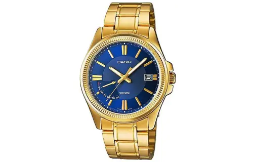 CASIO Women's Standard Series 44mm Blue Watch MTP-E115GB-2A
