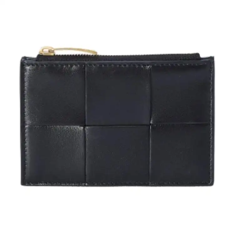 Bottega Veneta Leather Wallet Women's Black