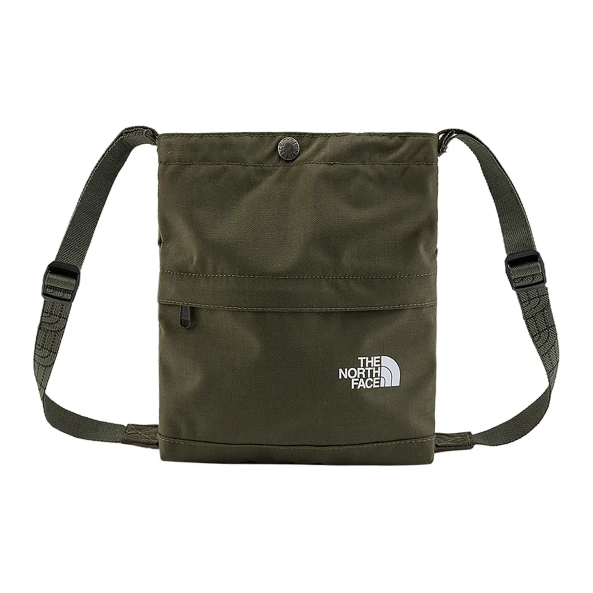 THE NORTH FACE 4.5L One Shoulder Crossbody Outdoor Bag Nylon Gray Brown Green Unisex