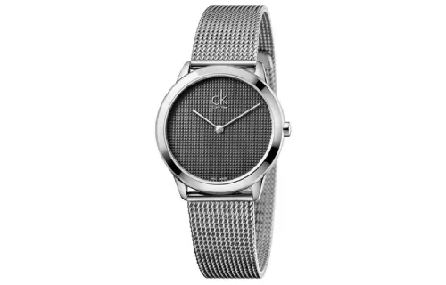 CALVIN KLEIN Minimal Collection Wrist Watches Quartz Movement Stainless Steel Strap Black Dial Women's Watch