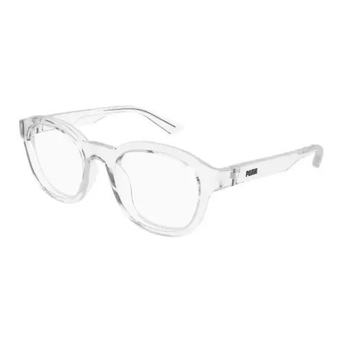 PUMA Oval Eyeglass Frames Women's Transparent