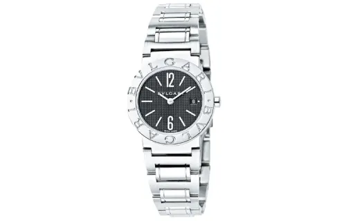 BVLGARI Wrist Watches Quartz Movement Stainless Steel Strap 26mm Black Dial Women's Watch 30m Water Resistant