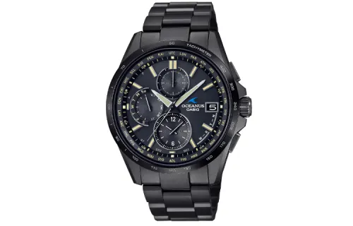 CASIO Men OCEANUS 42.8mm Black Watch